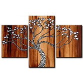 Paint by Numbers Triptych Point Tree